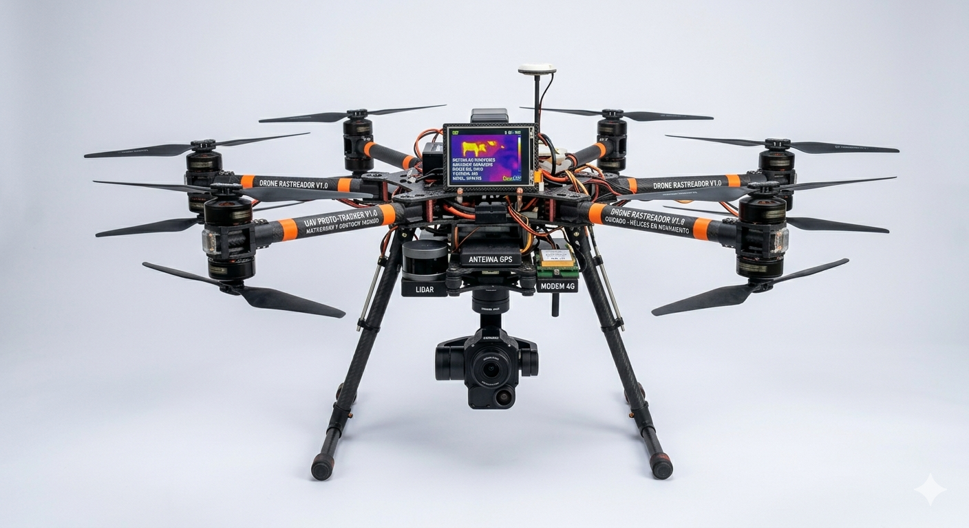 Drone Rastreador V1.0 — Prototipo DCYM